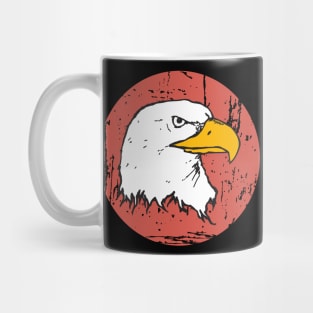 AMERICAN EAGLE ON RED CIRCLE Mug